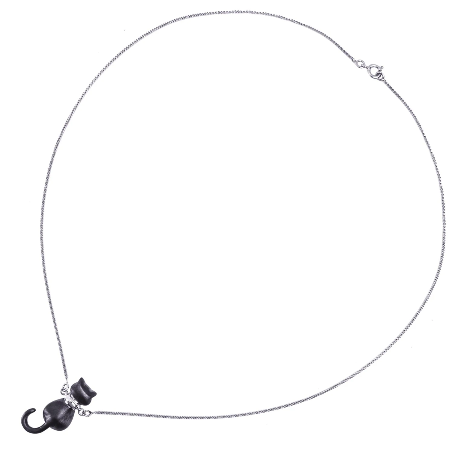 Alex Jona Sterling Silver Cat Pendant Necklace 3 Alex Jona Sterling Silver Cat Pendant Necklace