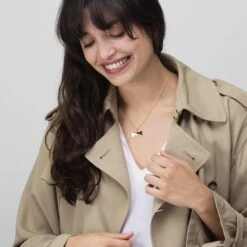 Alex Jona 18 Karat Yellow Gold Dog Bone Pendant Necklace -Mode Bijouterie Magasin Jona 18 05 005 master