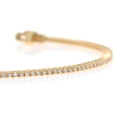 Tresorra 18k Yellow Gold Diamond Tennis Bracelet 8 Tresorra 18k Yellow Gold Diamond Tennis Bracelet -Mode Bijouterie Magasin K0214TB53YGc master