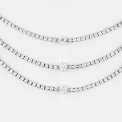 Alexander 9.02 Carat Diamond 18k White Gold 3-Row Tennis Necklace 8 Alexander 9.02 Carat Diamond 18k White Gold 3-Row Tennis Necklace -Mode Bijouterie Magasin KNM 7308 master