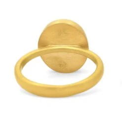 Bright Violet Blue Boulder Opal One Of A Kind 22k Gold Ring, Lola Brooks 2022 -Mode Bijouterie Magasin Lola Brilliant Blue Opal Ring 2022 December dibs 3 master