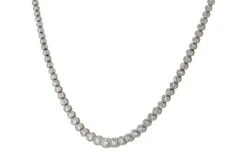 Unknown Platinum 14.21 Carat Diamond Riviera Necklace 9 Unknown Platinum 14.21 Carat Diamond Riviera Necklace -Mode Bijouterie Magasin ME00551NKMM03 master