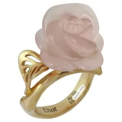 Christian Dior Small Rose Dior Pre Catelan Diamond Gold Quartz Ring 53 14 Christian Dior Small Rose Dior Pre Catelan Diamond Gold Quartz Ring 53 -Mode Bijouterie Magasin MTSJ13615 6 master