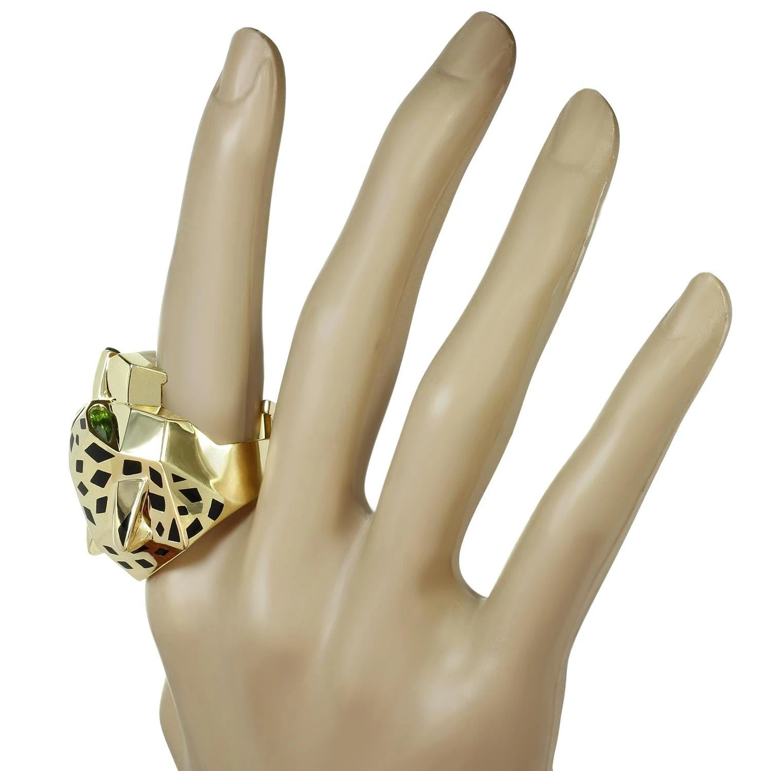 Cartier Panthère De Cartier Period Onyx Lacquer 18k Yellow Gold Ring 5 Cartier Panthère De Cartier Period Onyx Lacquer 18k Yellow Gold Ring – Image 3