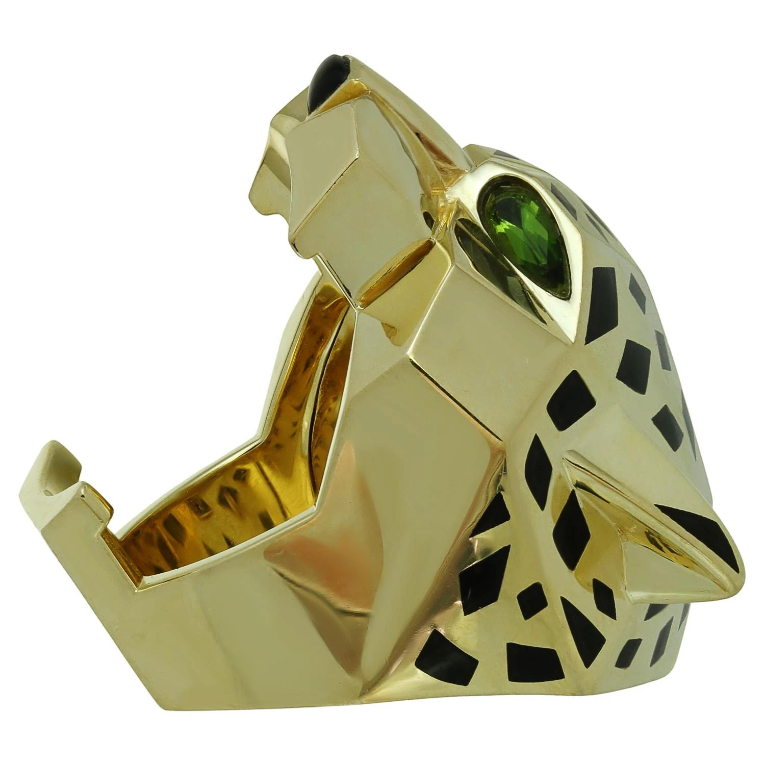 Cartier Panthère De Cartier Period Onyx Lacquer 18k Yellow Gold Ring 6 Cartier Panthère De Cartier Period Onyx Lacquer 18k Yellow Gold Ring – Image 4