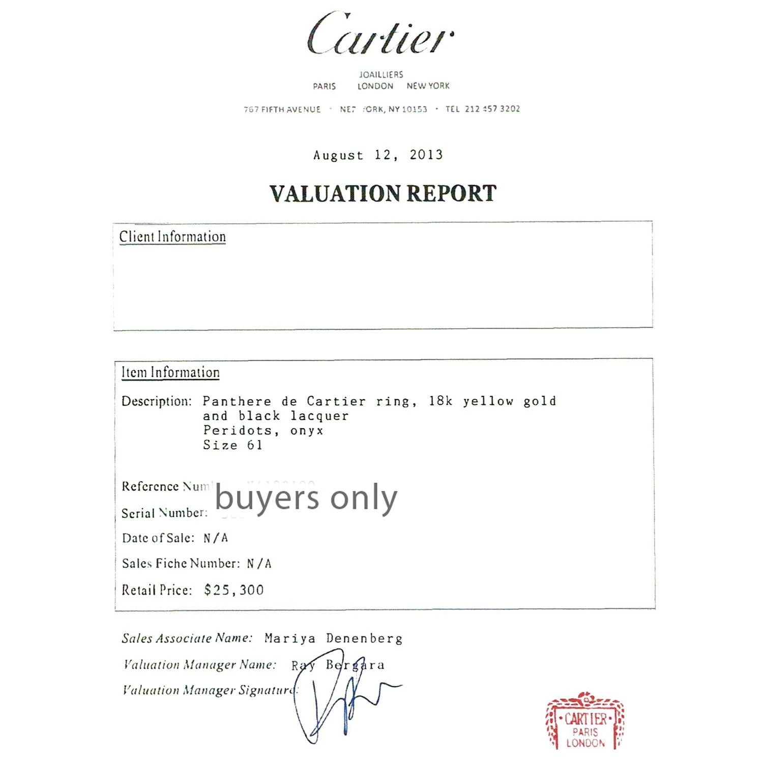 Cartier Panthère De Cartier Period Onyx Lacquer 18k Yellow Gold Ring 10 Cartier Panthère De Cartier Period Onyx Lacquer 18k Yellow Gold Ring – Image 8