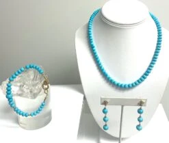 Sleeping Beauty Turquoise With Pave Diamonds Bracelet -Mode Bijouterie Magasin N3869andE3400andB1341 1 SB Turq org