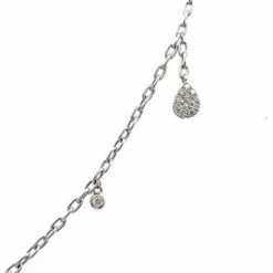 Diamond Cable Necklace 1.00 Carat In 18k White Gold -Mode Bijouterie Magasin NECK2724 2 master