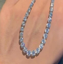 15.60 Carat Riviera Diamond Tennis Necklace -Mode Bijouterie Magasin NEK1 master