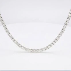 15.60 Carat Riviera Diamond Tennis Necklace -Mode Bijouterie Magasin NEK master