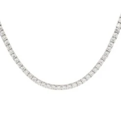 15.60 Carat Riviera Diamond Tennis Necklace -Mode Bijouterie Magasin NEK removebg master