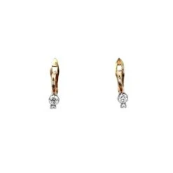 Unknown 1.82tcw Diamond Earrings, VS1-VS2 Clarity, 18k Yellow Gold, Platinum -Mode Bijouterie Magasin New Project 5 master