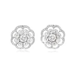 Unknown 1.82tcw Diamond Earrings, VS1-VS2 Clarity, 18k Yellow Gold, Platinum -Mode Bijouterie Magasin New Project 6 master