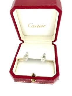 Cartier Diadea 18 Karat White Gold Diamonds Earrings -Mode Bijouterie Magasin OR1567 e master