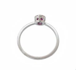 Unknown Ruby, Diamonds, 18 Karat White Gold Ring 9 Unknown Ruby, Diamonds, 18 Karat White Gold Ring -Mode Bijouterie Magasin P1130174 JPG master