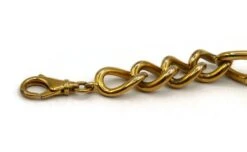 CHRISTIAN DIOR By JOHN GALLIANO Gold Tone ID Tag Curb Bracelet -Mode Bijouterie Magasin P2540520 master