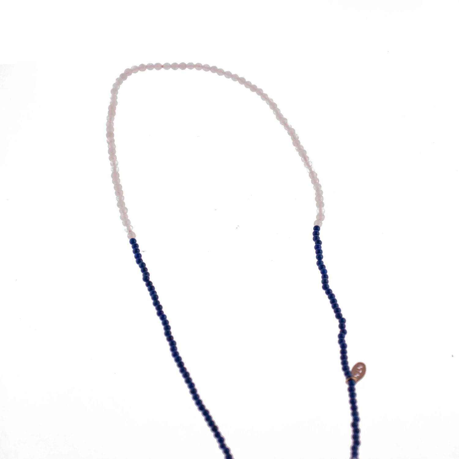 Lapis Lazuli Turquoise Quartz Rock Crystal Bead String Face Mask Holder Necklace 12 Lapis Lazuli Turquoise Quartz Rock Crystal Bead String Face Mask Holder Necklace – Image 10