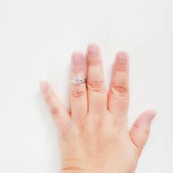 Unknown Estate Pink Diamond Princess Cut And White Diamond Engagement Ring In Platinum 10 Unknown Estate Pink Diamond Princess Cut And White Diamond Engagement Ring In Platinum -Mode Bijouterie Magasin PSX 20210301 123535 master