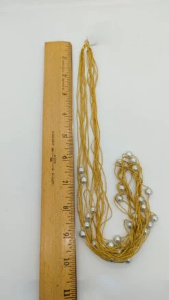 Unknown White Akoya Round Pearl Necklace In 18k Yellow Gold 13 Unknown White Akoya Round Pearl Necklace In 18k Yellow Gold -Mode Bijouterie Magasin PSX 20230615 151631 master