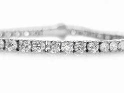 NO RESERVE! D-F 8.74 Carat Diamond Tennis Riviera, 14k White Gold Bracelet -Mode Bijouterie Magasin PXL 20211221 08041329999 master