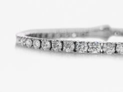 NO RESERVE! D-F 8.74 Carat Diamond Tennis Riviera, 14k White Gold Bracelet -Mode Bijouterie Magasin PXL 20211221 0804439900 master