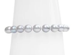 No Reserve, Metalic Grey Akoya Pearl, 14 Karat White Gold Bracelet -Mode Bijouterie Magasin PXL 20230521 130127437 master