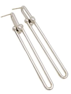 Tiffany & Co. Hardwear Double Long Link Dangle Earrings In Sterling Silver 24 Tiffany & Co. Hardwear Double Long Link Dangle Earrings In Sterling Silver -Mode Bijouterie Magasin PhotoRoom 20230517 123731 5 master