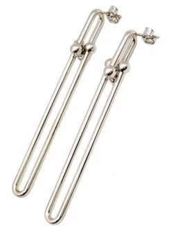 Tiffany & Co. Hardwear Double Long Link Dangle Earrings In Sterling Silver 22 Tiffany & Co. Hardwear Double Long Link Dangle Earrings In Sterling Silver -Mode Bijouterie Magasin PhotoRoom 20230517 123731 8 master