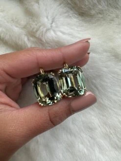 Prasiolite On Wire Cushion Earrings -Mode Bijouterie Magasin Photo Jun 13 2023 13 24 1686932286473 master