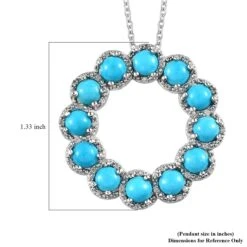Turquoise Necklace In Silver 925. Bohemian Statement Turquoise Necklace In Solid -Mode Bijouterie Magasin QP01499SS 3 master
