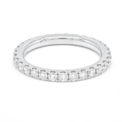 Timeless Brilliance: 1.11 Carat Diamond Eternity Ring In 18 Karat White Gold -Mode Bijouterie Magasin R078130 11 master