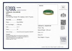 18 Karat Gold Emerald Baguette Diamond Contemporary Wedding Band Ring -Mode Bijouterie Magasin RN7218 SGLJJ328146E master