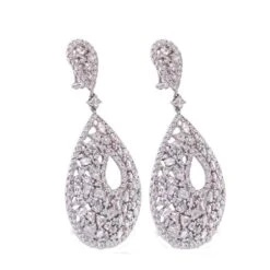 Rosecut Diamonds Earrings -Mode Bijouterie Magasin Right Side master