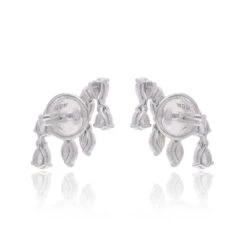 1.28 Carat Marquise & Pear Diamond Earrings 18 Karat White Gold Handmade Jewelry 12 1.28 Carat Marquise & Pear Diamond Earrings 18 Karat White Gold Handmade Jewelry -Mode Bijouterie Magasin SEE 14125A 21 master