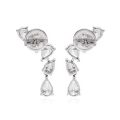 0.62 Carat Pear Shape Diamond Dangle Earrings 18 Karat White Gold Fine Jewelry 11 0.62 Carat Pear Shape Diamond Dangle Earrings 18 Karat White Gold Fine Jewelry -Mode Bijouterie Magasin SEE 14344A 21 master
