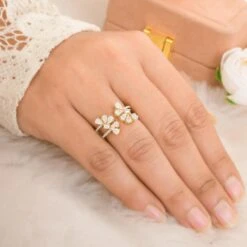 Natural 1.13 Carat Pear Diamond Cuff Ring Solid 14k Yellow Gold Handmade Jewelry 9 Natural 1.13 Carat Pear Diamond Cuff Ring Solid 14k Yellow Gold Handmade Jewelry -Mode Bijouterie Magasin SER 21290 4 master