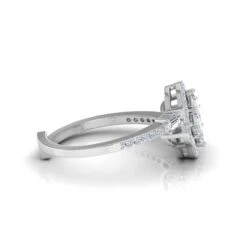0.67 Carat Princess Cut Diamond Clover Ring Solid 14k White Gold Fine Jewelry 11 0.67 Carat Princess Cut Diamond Clover Ring Solid 14k White Gold Fine Jewelry -Mode Bijouterie Magasin SER 21436 W 31 master