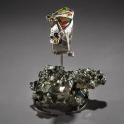 Studio Greytak 'Ammolite Cuff On Pyrite' Fire Opal, Tourmaline, Citrine & Jasper -Mode Bijouterie Magasin SG 1536px ammolite pyrite cuff 8969 master