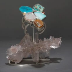 Studio Greytak 'Turquoise Bracelet On Himalayan Quartz' With Citrine & Sunstone -Mode Bijouterie Magasin SG turquoise bracelet quartz 333001110 9508 master