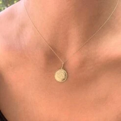 Unknown 14k Yellow Gold Zodiac Pendant Necklace, Gemini 13 Unknown 14k Yellow Gold Zodiac Pendant Necklace, Gemini -Mode Bijouterie Magasin SP ZODIAC 1 master