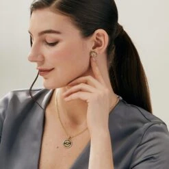 Syna Yellow Gold And Oxidized Silver Koi Fish Pendant With Diamonds 8 Syna Yellow Gold And Oxidized Silver Koi Fish Pendant With Diamonds -Mode Bijouterie Magasin SYNA P50858OSCDIA M1 master