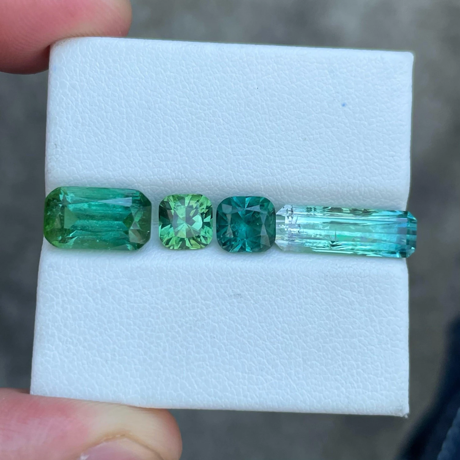 Spectacular Multicolor Natural Tourmaline Gems 10.85 Carats Tourmaline Rings 5 Spectacular Multicolor Natural Tourmaline Gems 10.85 Carats Tourmaline Rings – Image 3