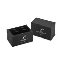 Deakin & Francis Sterling Silver Black Saber-Tooth Tiger Cufflinks 9 Deakin & Francis Sterling Silver Black Saber-Tooth Tiger Cufflinks -Mode Bijouterie Magasin Sterling silver cufflinks packaging 3 1st dibs master 1
