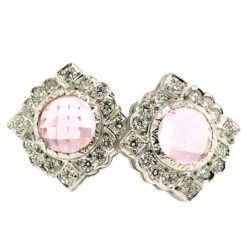 Main Tourmaline And Diamond 18kt Earrings Made In Italy By Cynthia Scott Jewelry