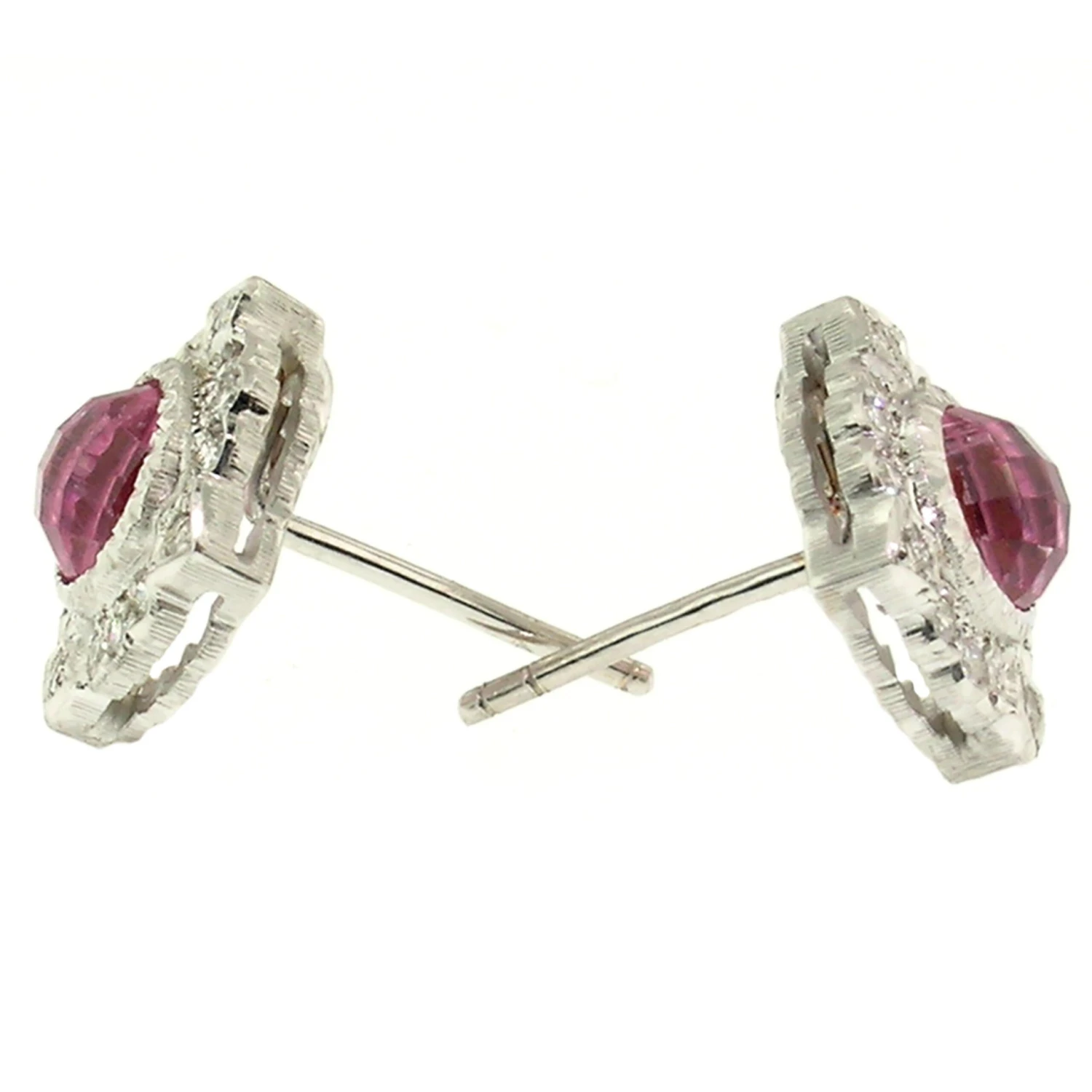 Main Tourmaline And Diamond 18kt Earrings Made In Italy By Cynthia Scott Jewelry 5 Main Tourmaline And Diamond 18kt Earrings Made In Italy By Cynthia Scott Jewelry – Image 3