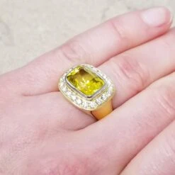 Cynthia Scott 4.57 Carat Canary Yellow Tourmaline Aphrodite Ring, GIA Report 15 Cynthia Scott 4.57 Carat Canary Yellow Tourmaline Aphrodite Ring, GIA Report -Mode Bijouterie Magasin TM 20 3 3000 x 3000 72 8 master