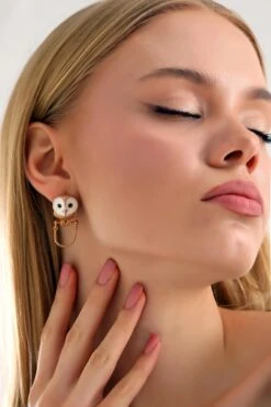 Terra, 14k Rose Gold, Owl Earing 9 Terra, 14k Rose Gold, Owl Earing -Mode Bijouterie Magasin UntitledSession5094 master