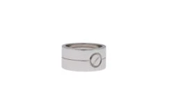 Cartier Love 18 Karat White Gold Wide Band Ring 12 Cartier Love 18 Karat White Gold Wide Band Ring -Mode Bijouterie Magasin Untitled 0001 copia master