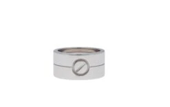 Cartier Love 18 Karat White Gold Wide Band Ring 19 Cartier Love 18 Karat White Gold Wide Band Ring -Mode Bijouterie Magasin Untitled 0001 master