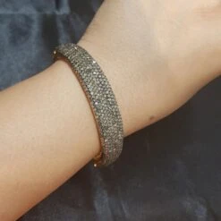 Unknown 925 Sterling Silver 8.50 Carat Diamond Banlge 10 Unknown 925 Sterling Silver 8.50 Carat Diamond Banlge -Mode Bijouterie Magasin VB 398N 2 master 1